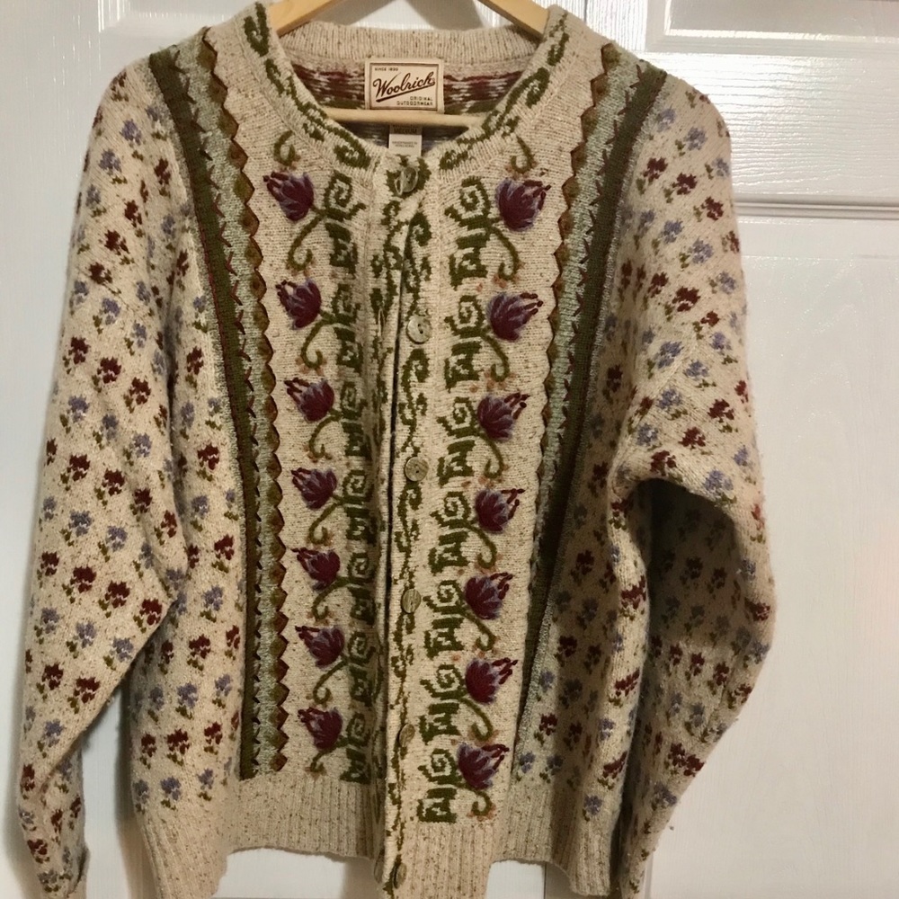 Vintage Button Down Sweater